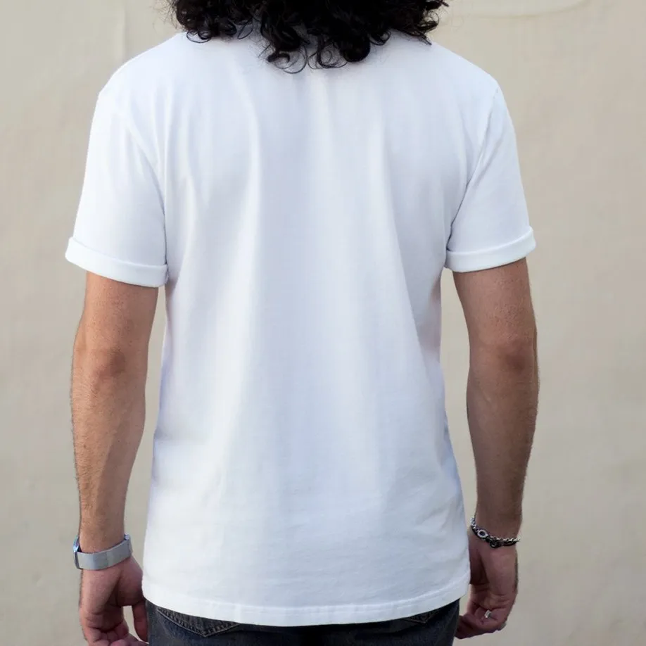 Dos uni du t-shirt WAAS, manches retroussées